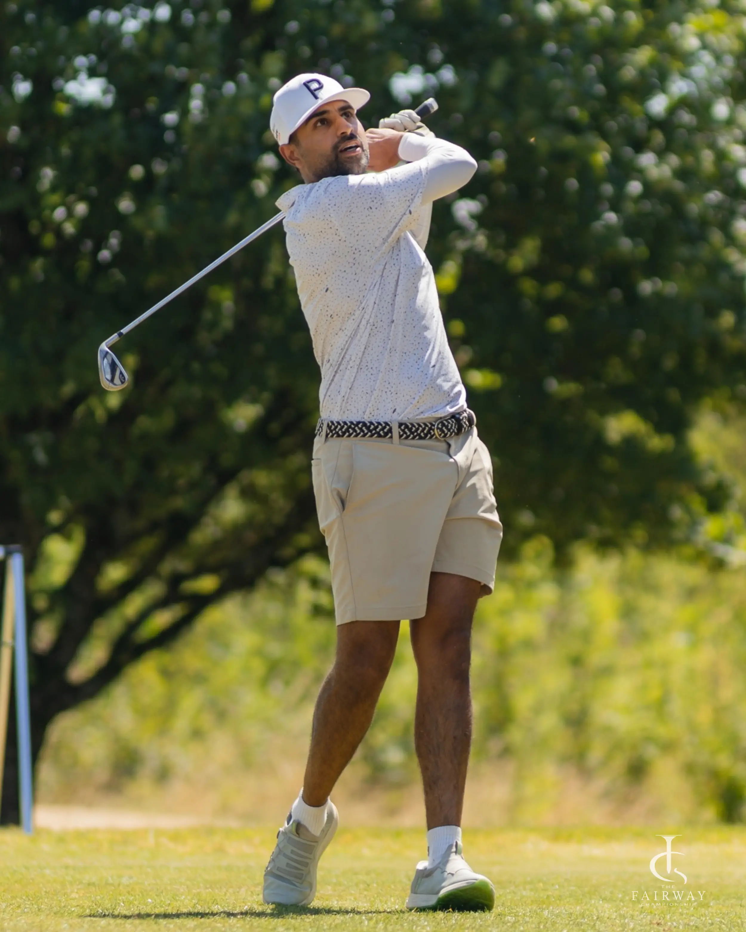Golfer driving off the tee at Fairway Championship 2026
