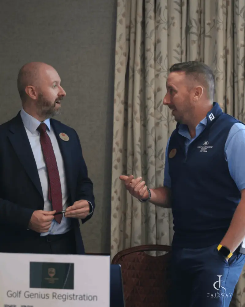 Golf Genius registration conversation at Fairway Championship 2026
