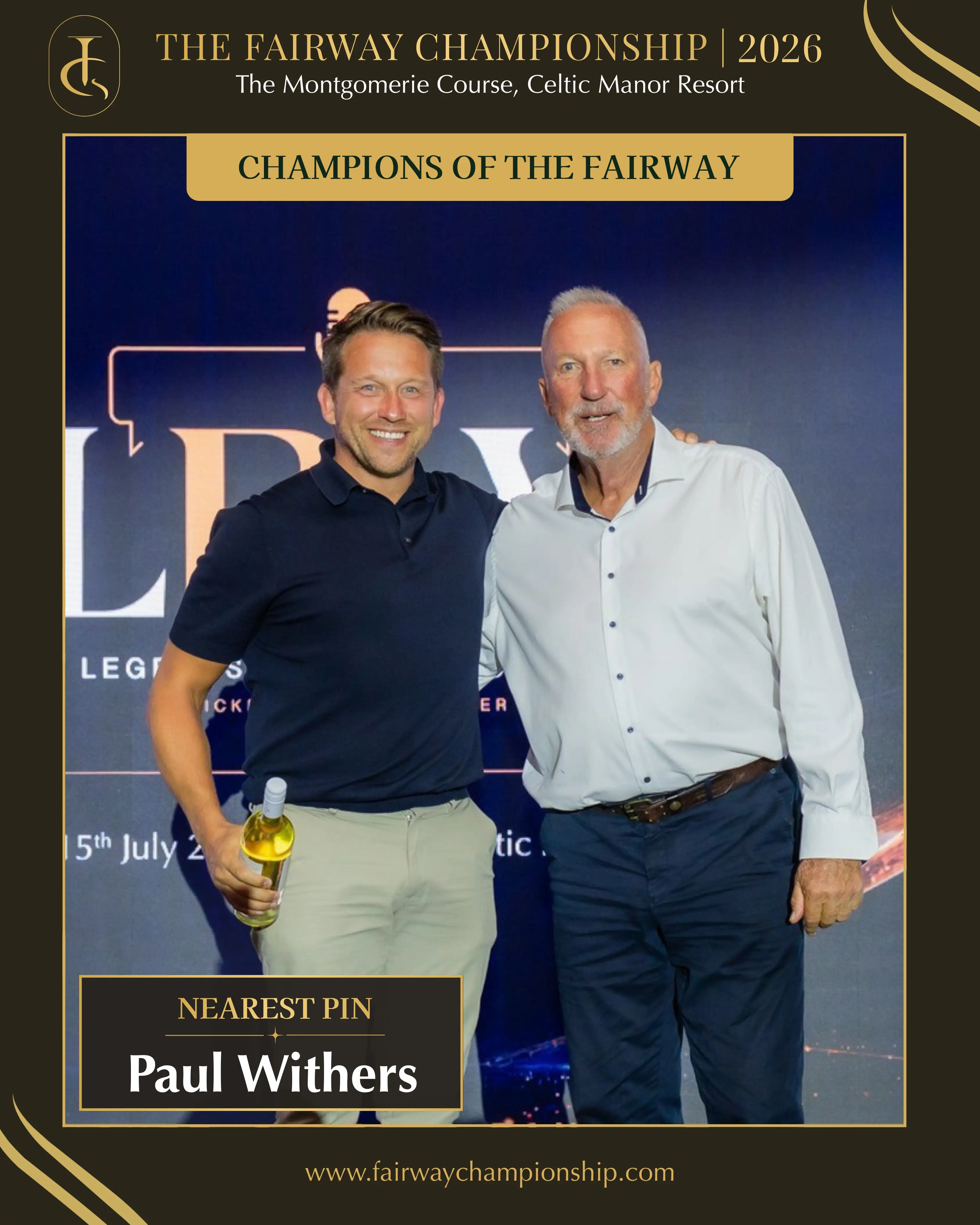 Paul Withers, Nearest Pin at the Fairway Championship 2026