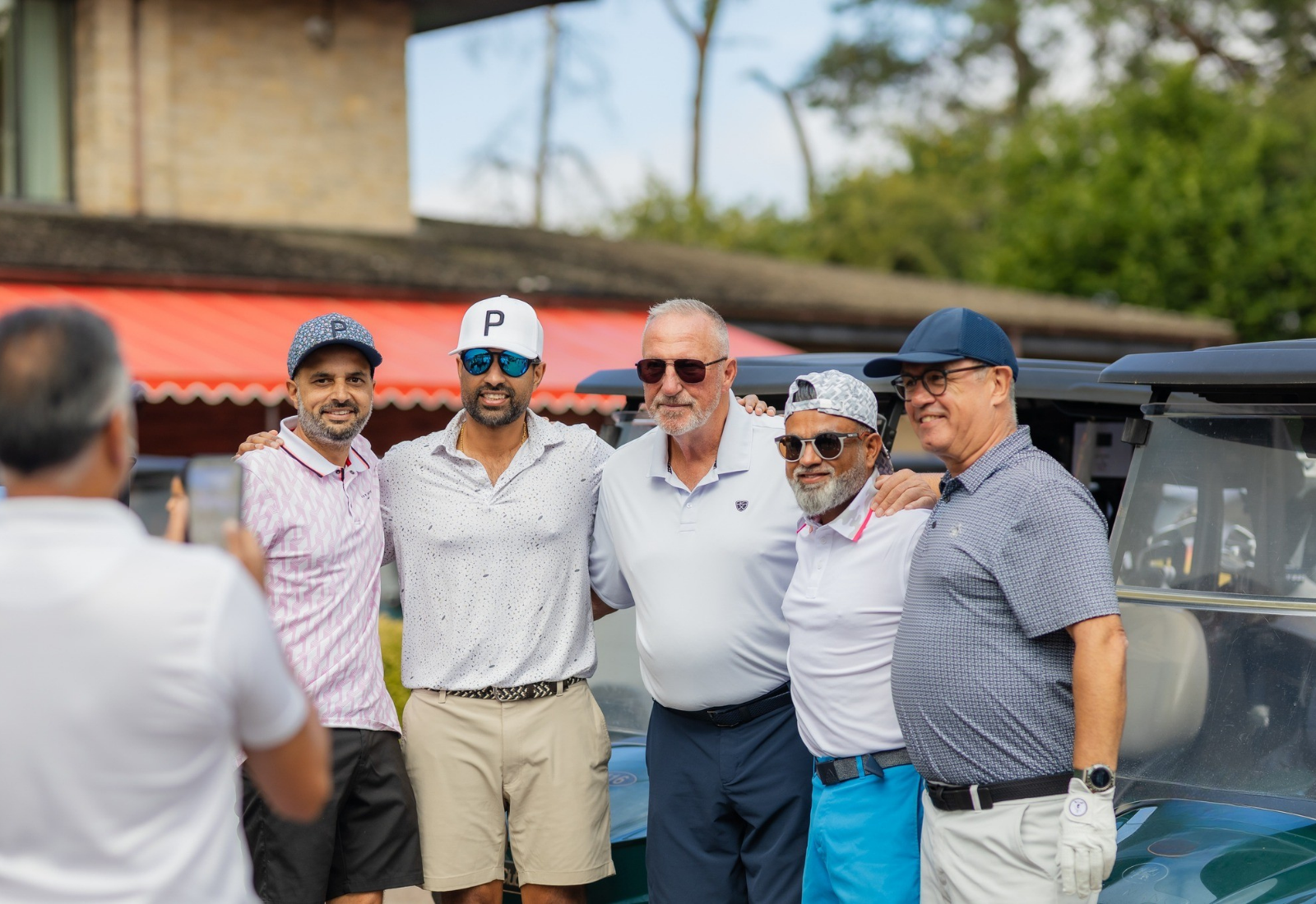 Amateur golfers competing at the Fairway Championship Invitational