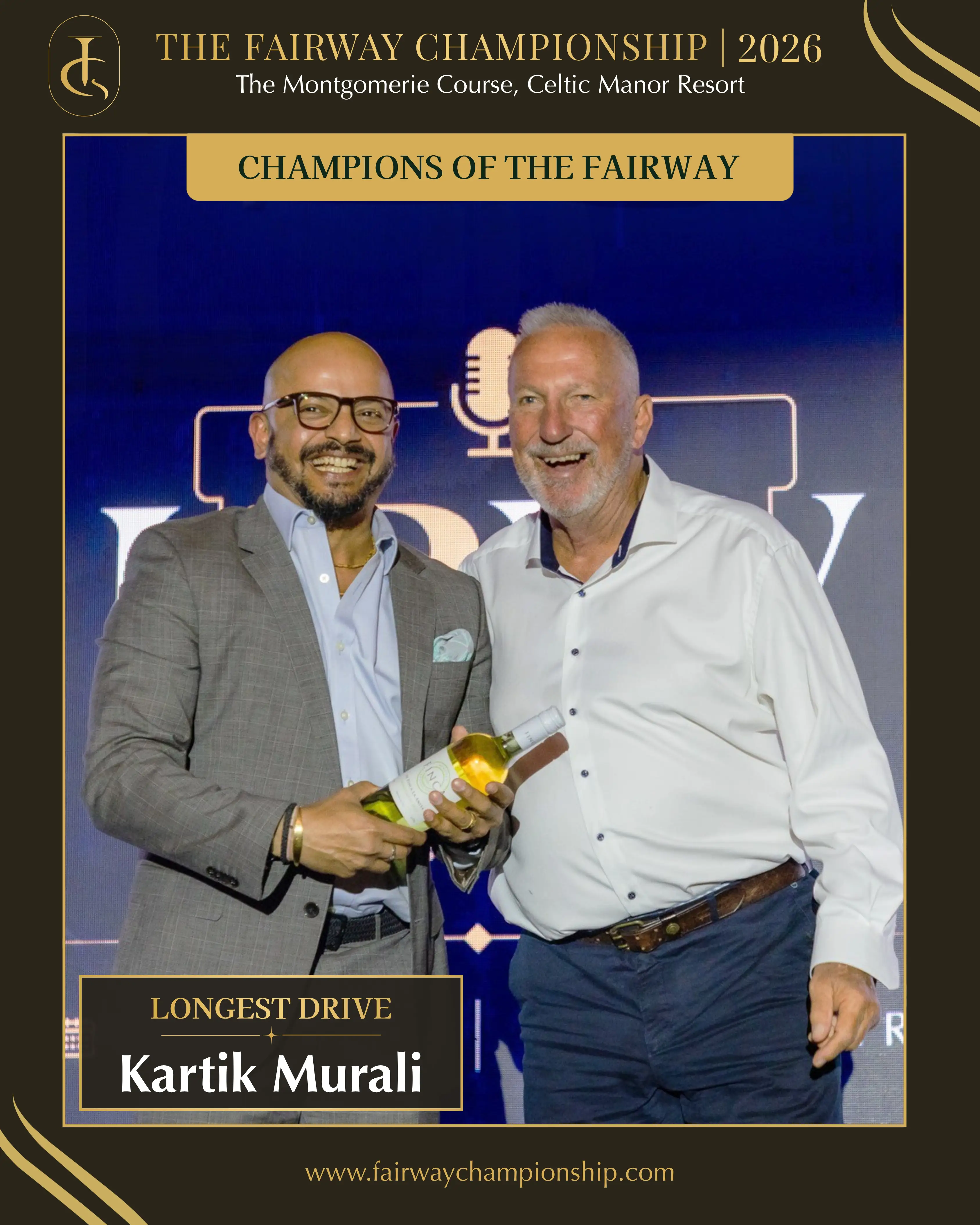 Kartik Murali, Longest Drive at the Fairway Championship 2026